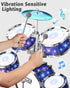 ZFSZSY Sets 2-5, Set 1-3, 3-5 5-7 6-10 Kids Drum for Drum for Toddlers Mini Baby Junior Youth Percussion Beginner Small
