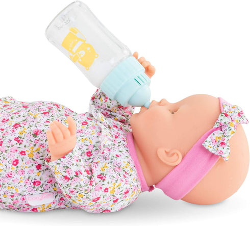 Corolle Magic Milk Bottle Baby Doll Accessory - Makes 3 Sounds, for 14" and 17" Baby Dolls (Batteries Included)