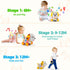 6-12 1st 1 6 7 8 9 10 12-18 Baby Toys Month, First Birthday Gift for Year Old Boys Girls, Musical Crawling & Walking