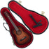 Dselvgvu 5.12"x1.86"x0.68") Wooden Miniature Guitar with Stand and Case Mini Musical Instrument Classic Guitar Replica