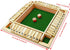 DC-BEAUTIFUL Shut The Box Dice Game, Classic Board Game for 2-4 Players, Wooden Tabletop Game (Green)