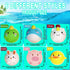 6-12 12-18 6PCS 1-3 Bath Toys Toddler No Hole Bath Tub Toys for Baby Months Toys Months Animal Floating Bathtub Toys
