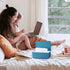 Blue Diaper Wipes Dispenser - Keeps Wipes Fresh and Accessible