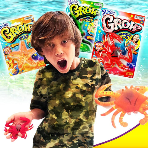 JA-RU Magic Grow Ocean Themed Assorted Beach Life Sea Creatures Pool Toys