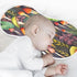 Bulletgxll Set 4, Watercolor Mushrooms Unisex Baby Burp Cloths of Soft Absorbent Organic Cotton Muslin Burping Cloths