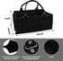 Baby Diaper Caddy Organizer for Boy, Large Portable Storage Bin Tote Bag for Changing Table and Car, Black