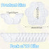Geyoga 10 360 Pcs Baby Bibs Rotate Baby Bandana Muslin Drool Bibs Petal Bibs Burp Gauze Cloths Absorbent Bib