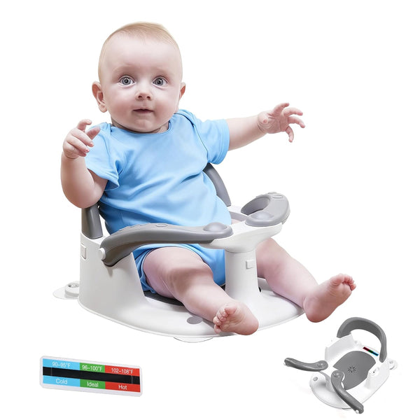 Baby Bath seat for Babies 6 Months & up, 360 Stable Toddler