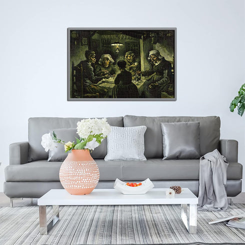 Bristlegrass Wooden Jigsaw Puzzles for Adults 1000 Pieces - Van Gogh Puzzle Famous Paintings