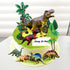 Set, 6 7 Inch 6 Pack OuMuaMua Dinosaur Toys, Plastic Dinosaur Figure Ideal Education Toys for Kids, Including T-Rex