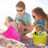 30 6.3 Inch Summer Jerify Pieces Mini Plastic Beach Pail Plastic Small Bucket Small Sand Pail Building Beach