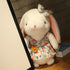 Soft and Cute Plush Rabbit, Small Flower Skirt Wearing Bow Rabbit Toys, Washable Stuffed Animal Rabbit for Children's