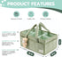 PeraBella Diaper Caddy Organizer for Changing Table, Storage Basket for Wipes, Gift for Baby Shower, Car Organizer