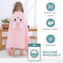 Swimming 27.5" 47" 0-7T MICHLEY Cartoon Hooded Baby Towel Unisex, Premium Soft Bathrobe Large Washcloths x for (Rabbit)