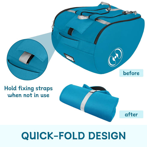 YOREPEK Padded Car Seat Travel Bag for Airplane, Compatible with Doona, Fit for Evenflo Shyft DualRide without Base