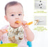 YETTASBIN 4 5 Pack Watercolor Deer Muslin Baby Hand Washcloths, Soft Cotton Bath Face Towel, Layers Extra Absorbent