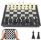 Pedolini Travel Chess Set Magnetic Portable Folding Board - Small Mini Pocket Chess