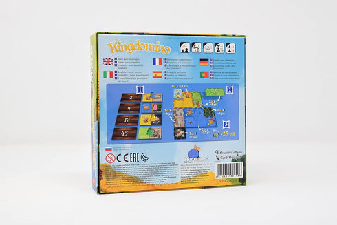 Kingdomino Board Game by Blue Orange Games, Award Winning Family Strategy Game for 4 Players, Blue