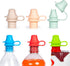 Kiddikap Original Water Bottle Topper for Toddlers 100% Silicone Sippy Top Spout