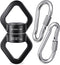 YARKOR Swing Swivel Safety Rotational Device, 30KN 360° for Web Tree Swing, Rock Climbing, Hammock, Aerial Dance