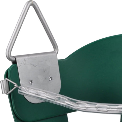 Swing Set Stuff Half Bucket Seat with SSS Logo Sticker, Green