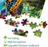 Colorful Frog Puzzle 1000 Piece for Adults, Rainbow Frogs Jigsaw Puzzle, Nature Scenic Puzzles