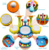 Set Drum for Toddlers, Kids Musical Instruments, Toys for Boy Birthday Gifts, Electric Drum Kit for Babies Boy Girl