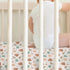 ZoUbqchY 28"x52" Summer 2 Pack Retro Boho Surfing Baby Crib Sheets for Boy Girl Surfboards Coconut Palm Trees Sun Soft