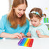 Fidget Games Learning Toys, 2 in 1 Educational Toys for Children, Learn 26 Letters & 1-30 Numbers, Stress Relief