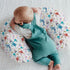 Fantasy Sea Animals Baby Nursing Pillow Covers for Boy Girl Turtle Whale Jellyfish Corals Nursery Slipcovers