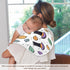 YETTASBIN Pumpkins Muslin Baby Burp Cloth, Super Soft Absorbent Cotton Burp Rag Baby Bibs Feeding Cloth for Newborn