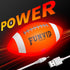 Funvip Rechargeable Glow in The Dark Football for Kids, Size 6 Light Up Football with USB Charging, Gift Box & Pump