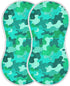decor gift 4 Pack 22x11in Cotton Burp Cloths Good Absorbent? Mint Green Camouflage Baby spit up Rags for Babies Girls