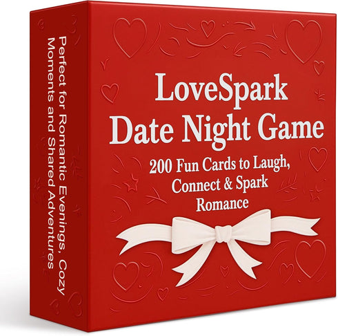 Happytalk Couples Games for Date Night - 200+ Conversation Cards & Fun Challenges,