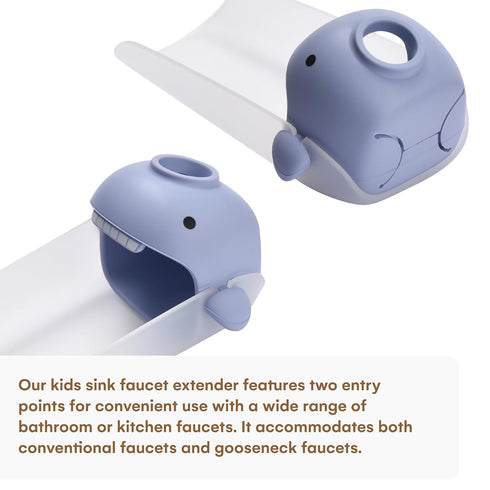 Set 2 Childlike Behavior of Bathtub Faucet Extender - Bathroom Sink Water Faucet Extension - Spout Faucet Extenders