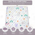 Clarke & Madison 0-6 50x50in Premium Baby Play Mat - Extra Thick Soft Cushion Play Mat, Play Mat for Babies Months