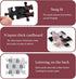 PICKFORU 1000 Impossible Puzzle for Adults Pieces, Black Girl Puzzles Flower Plant Aesthetic Art, Floral Elegant Black