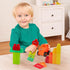 Battat Education – Locbloc Counting Blocks – Building Blocks for Toddlers – Number Blocks – Learning Building Blocks – Stacking Blocks – 12 Months + (107 Pcs)