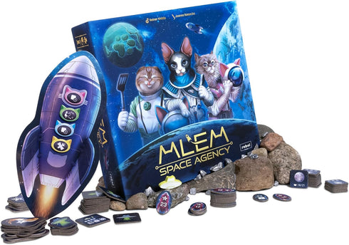 MLEM: Space Agency Board Game - Purrfect Catstronaut Adventures! Fun Family Game for Kids and Adults