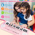 37 3 4 5 6 M SANMERSEN Kids Keyboard Piano Keys Early Learning Instrument with Microphone Toy for Girls Boys Birthday