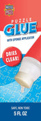 Puzzle Accessories - 5oz Glue with Sponge Applicator for Jigsaw Puzzles