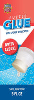 Puzzle Accessories - 5oz Glue with Sponge Applicator for Jigsaw Puzzles
