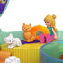 Polly Pocket Compact Playset, Hedgehog Cafe with 2 Micro Dolls & Accessories, Travel Toys with Surprise Reveals