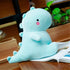 Cute Dinosaur Plush Toys, Fat Dinosaur Stuffed Dolls, Soft Dino Plushie, Birthday Gifts for Kids, Blue 12 inch