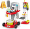 Toddler Cleaning Set | New 29-Piece Detachable Kids Cleaning Toy Set for Pretend Play Educational Cleaning Carts (Red)