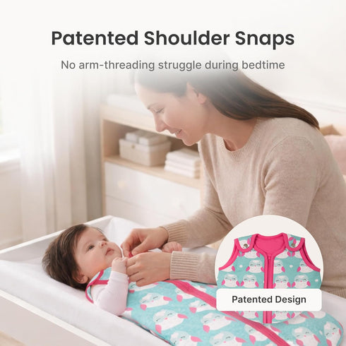 (18-36 Baby Deedee Sleeping Sack, Baby Wearable Blanket Sleeping Bag, Sleep Nest Tee, Infants and Toddlers, Lucky
