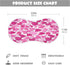 Bulletgxll Set 4, Pink Hearts Unisex Baby Burp Cloths of Soft Absorbent Organic Cotton Muslin Burping Cloths