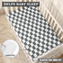 JIANADAER 28"x52", Checkered Fitted Crib Sheet Grey and White Plaid Geometric Gingham Standard Crib Mattress Fitted