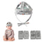 Baby Safety Helmet for Infant Toddler, Breathable & Adjustable Head Cushion Bumper Bonnet (Grey Forest)