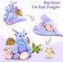 Animal,6 Mommy 3 Tezituor Purple Stuffed Dinosaur for Girls,Cute Dragon Stuffed Pcs Dino Plush Toy with Baby